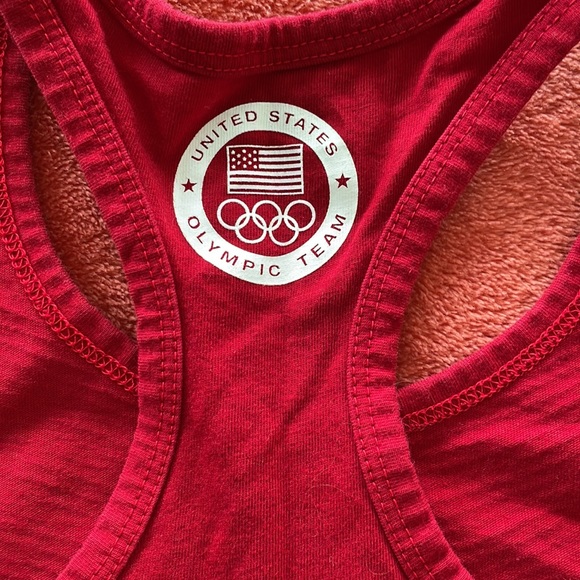 USA Olympic Team Youth Red Nike Tee Tank Top - Picture 4 of 7